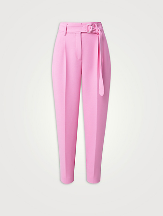 Fred Crêpe Belted Trousers