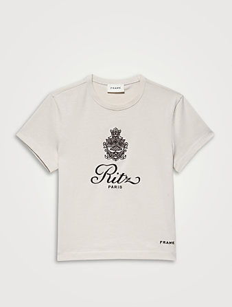 FRAME Tee-shirt Frame x Ritz Paris en coton Femmes Blanc