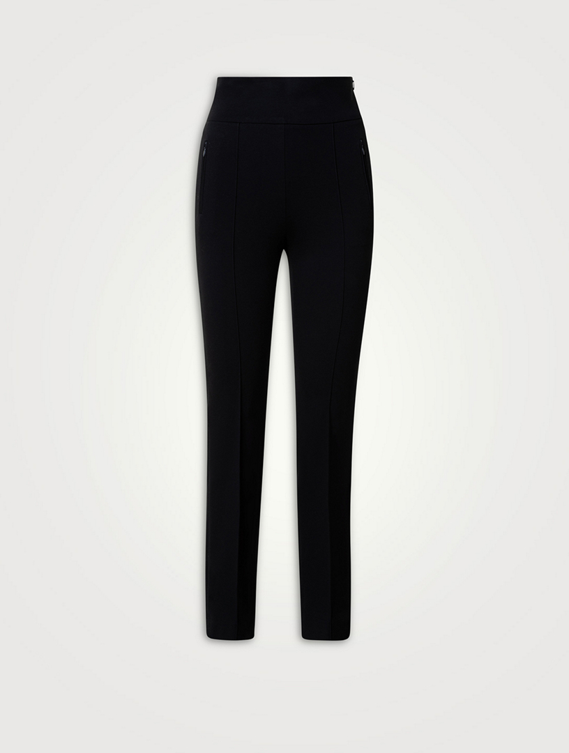 Women's Black, Flat Front, Dress Pants - 99tux