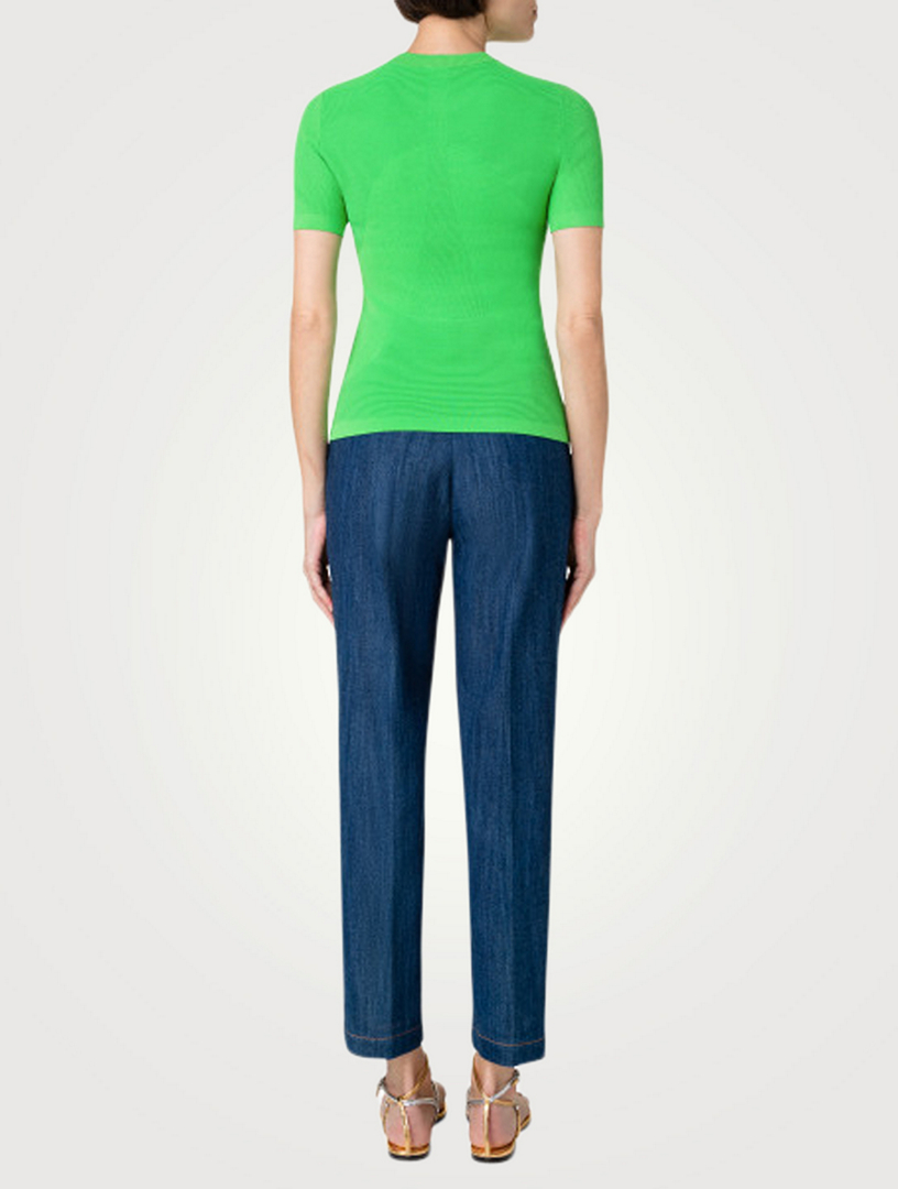 Short-Sleeve Sweater