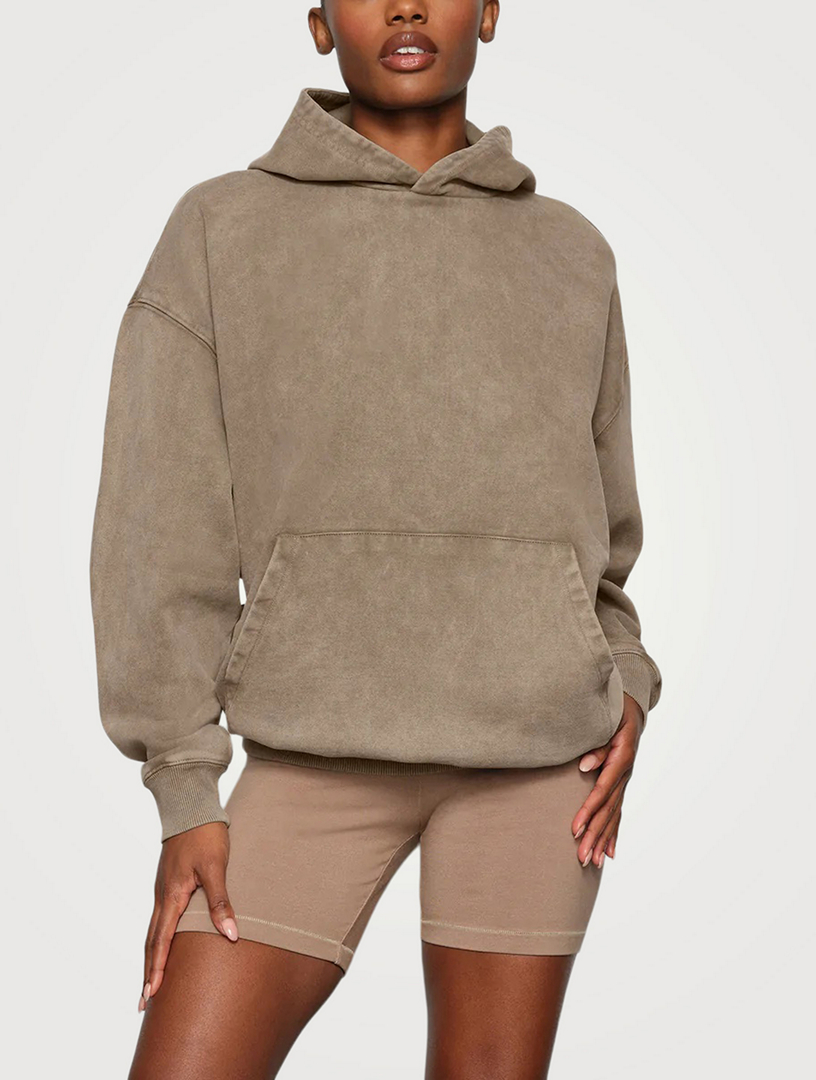 SKIMS Boyfriend Fleece Hoodie Holt Renfrew Canada