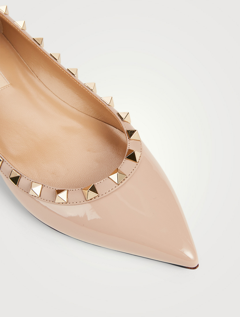 valentino rockstud ballerina flats sale