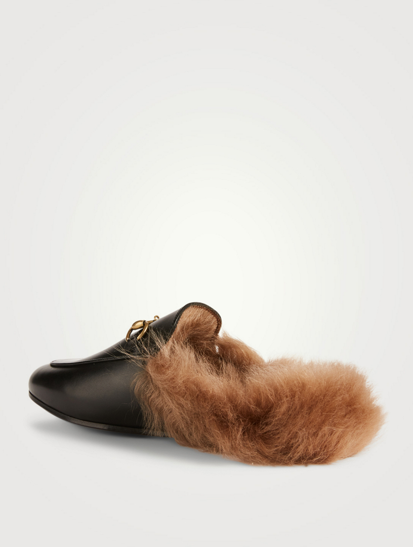 gucci fluffy slippers