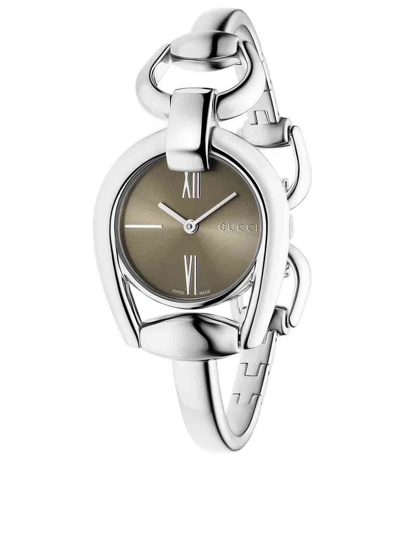 GUCCI Horsebit Stainless Steel Bracelet Watch | Holt Renfrew Canada