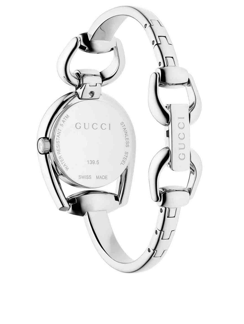 gucci bracelet watch silver