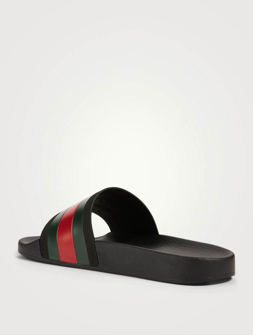 GUCCI Rubber Slide Sandals | Holt 