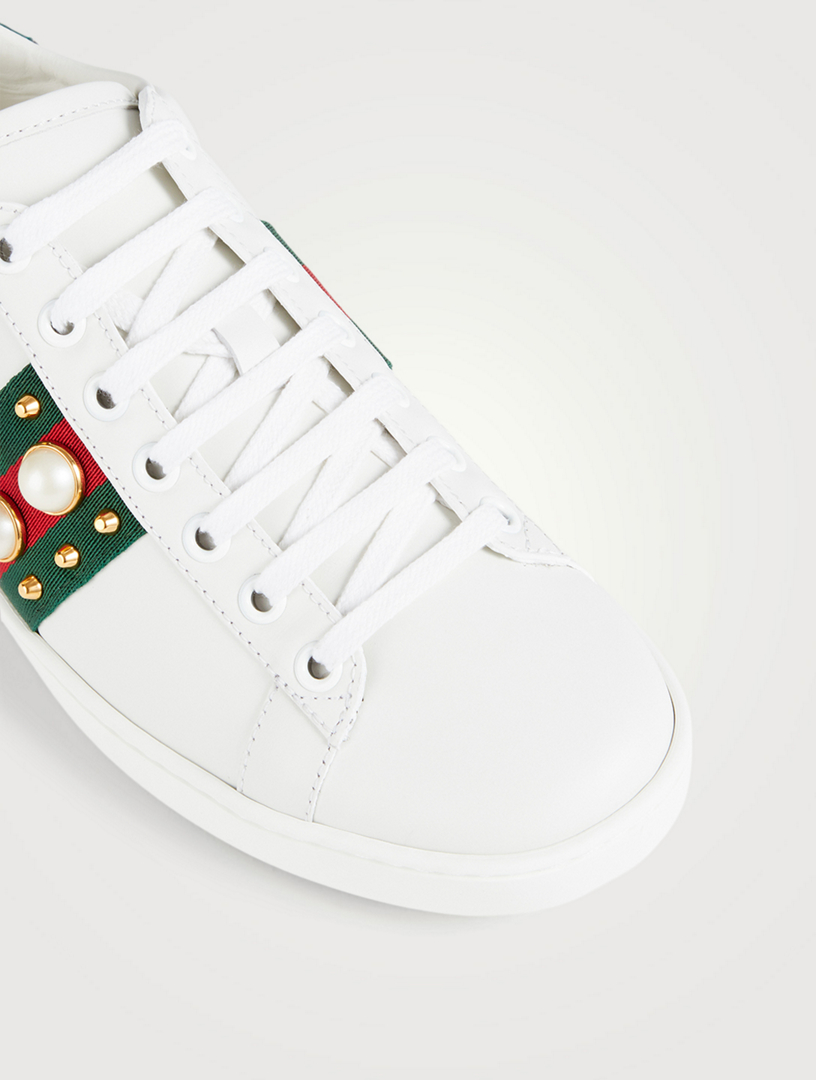 gucci studded sneakers