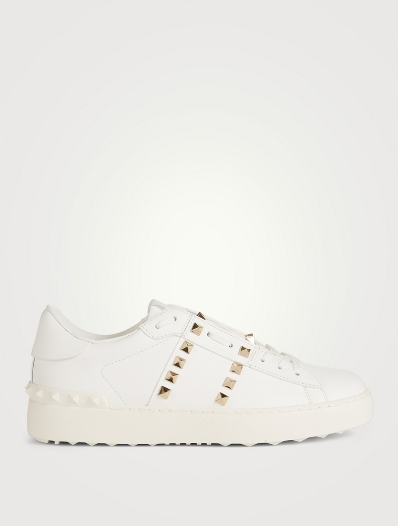 valentino open rockstud sneaker