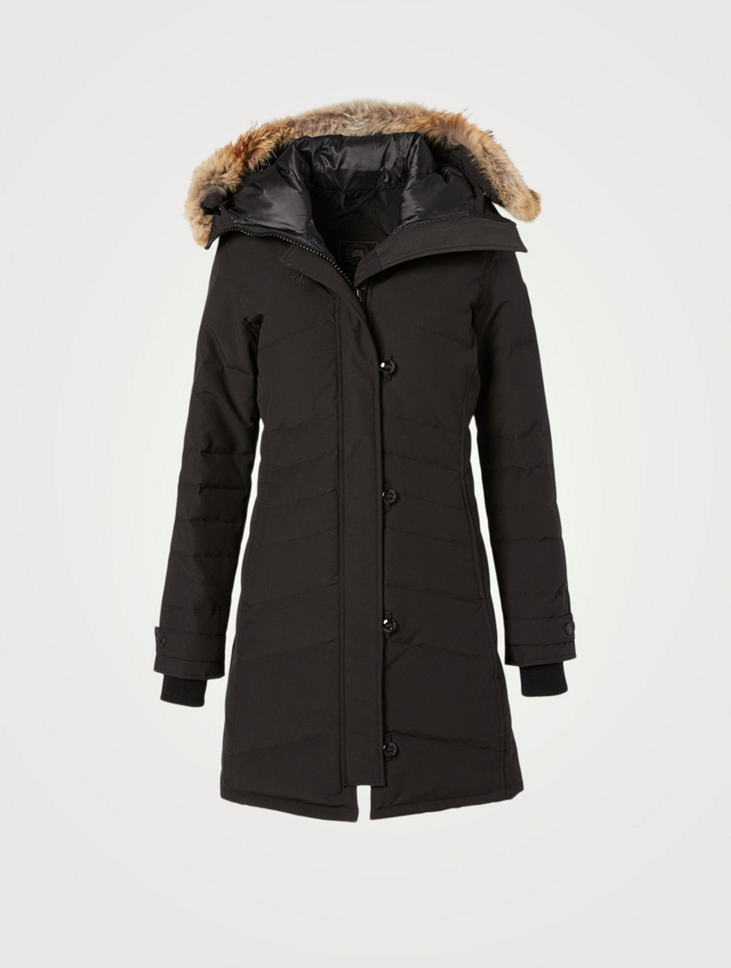 CANADA GOOSE Lorette Black Label Down Parka With Fur Hood | Holt ...