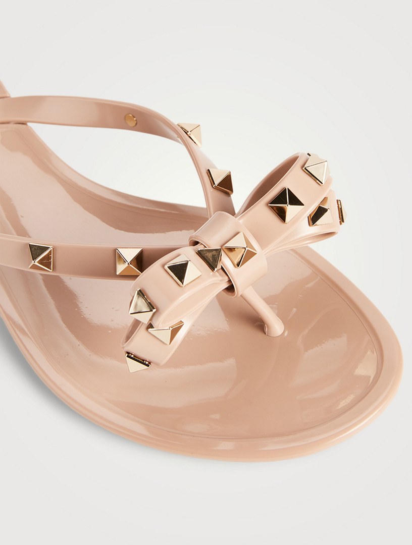 valentino jelly bow sandals