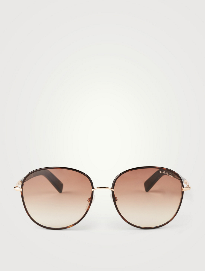 TOM FORD Georgia Round Sunglasses | Holt Renfrew Canada