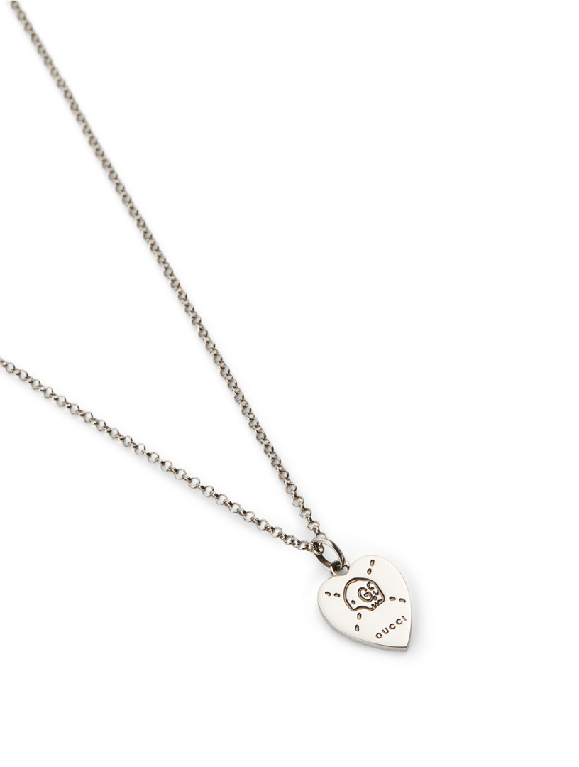 GUCCI GucciGhost Sterling Silver Heart 