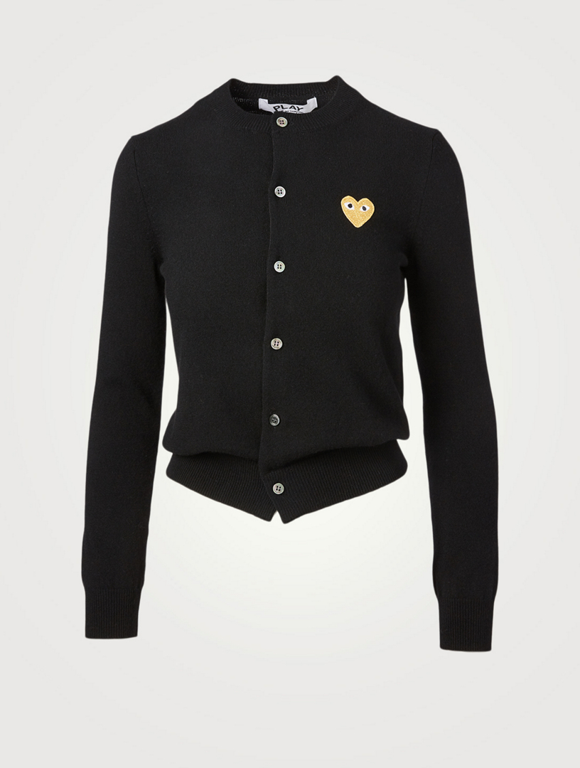 comme des garcons wool cardigan