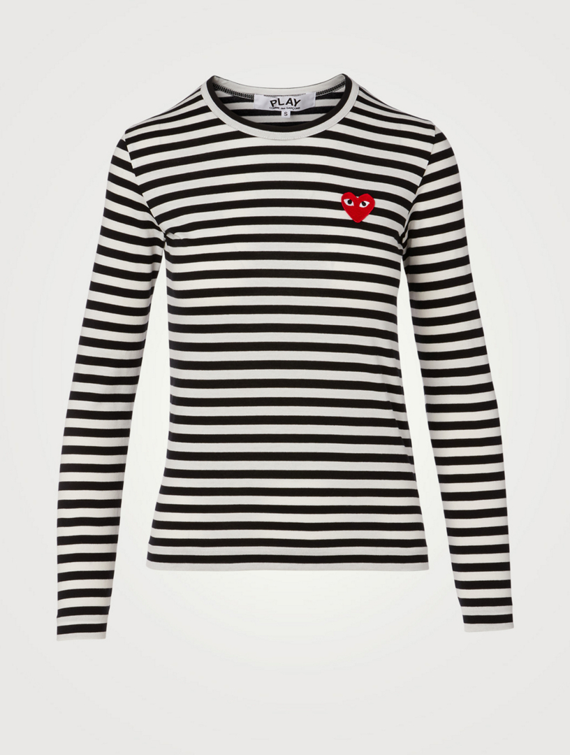 comme des garcons t shirt stripe