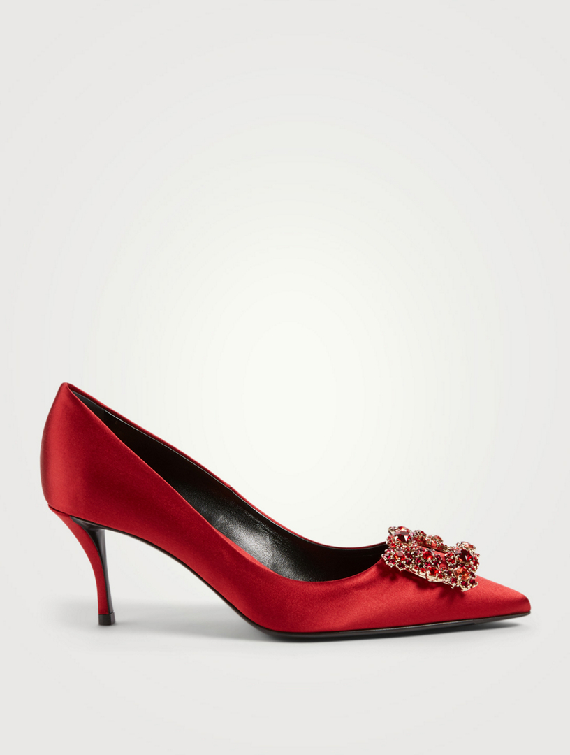flower strass roger vivier
