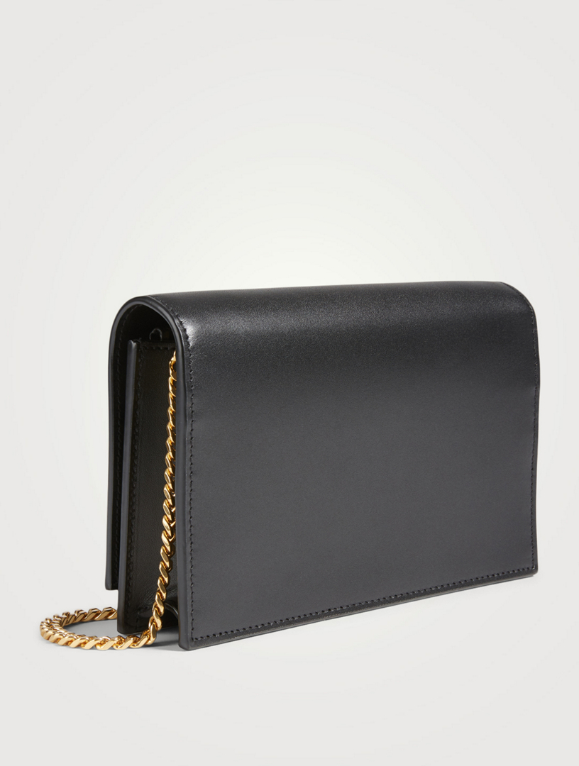 kate ysl monogram leather chain wallet bag