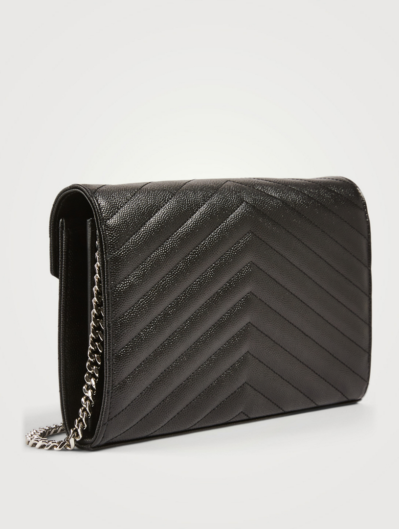 SAINT LAURENT YSL Monogram Leather Chain Wallet Bag | Holt Renfrew