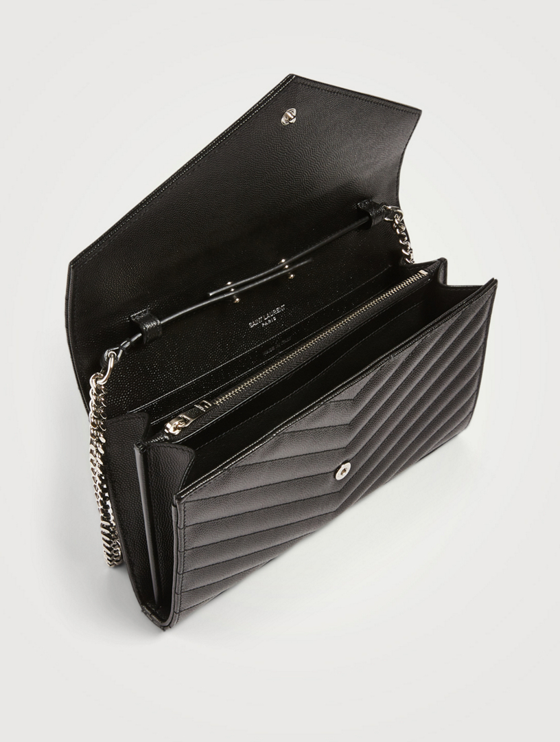 SAINT LAURENT YSL Monogram Leather Chain Wallet Bag | Holt Renfrew