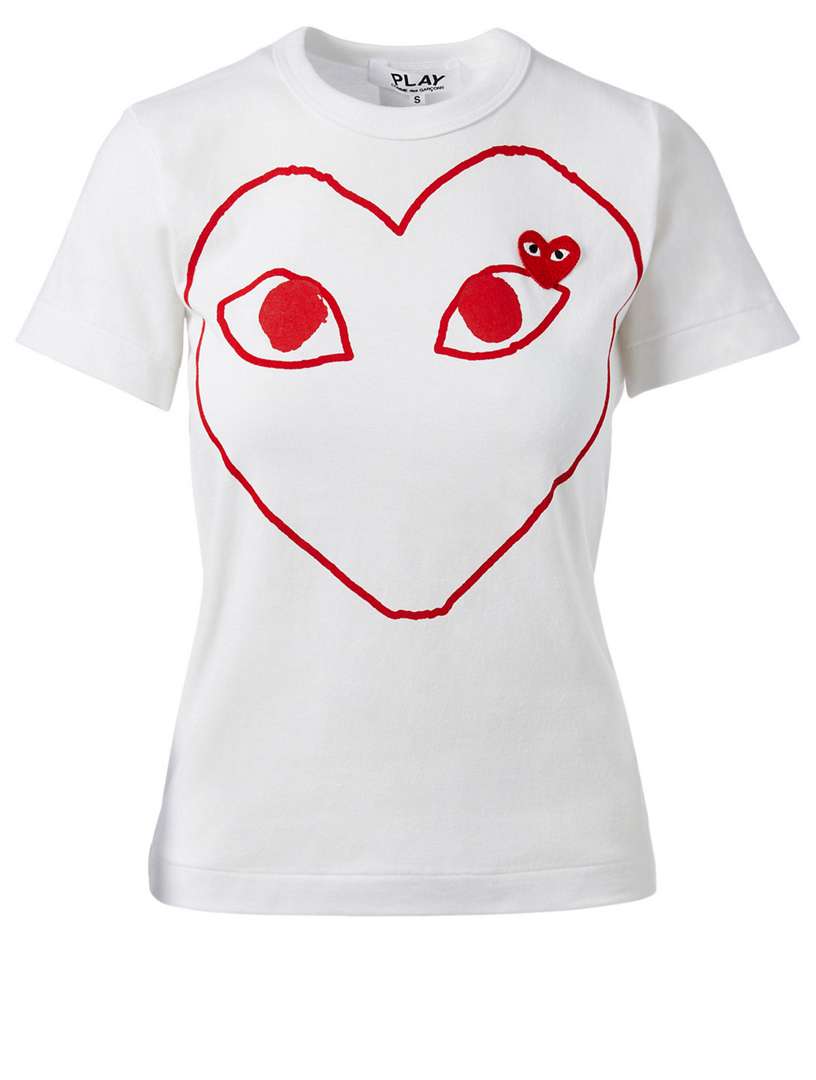 comme des garcons play women's t shirt