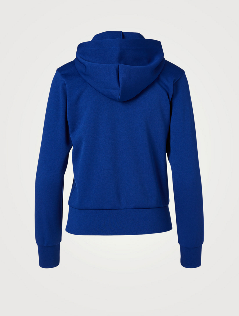 comme des garcons hoodie blue