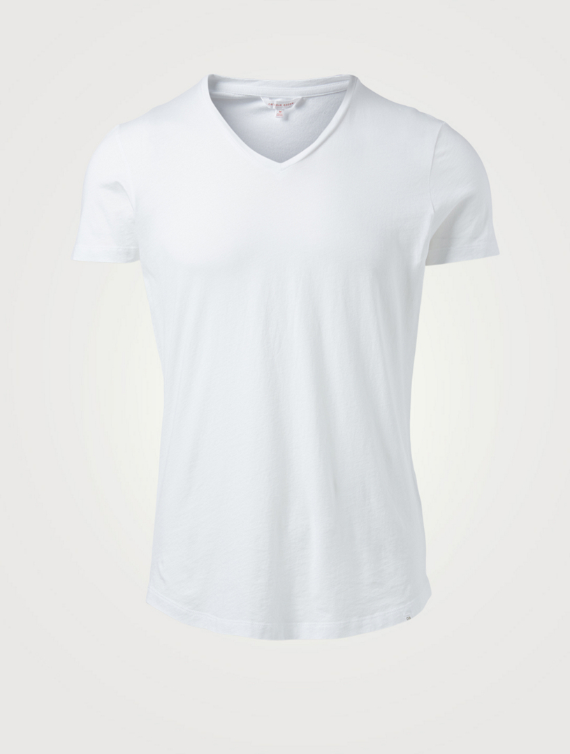 ORLEBAR BROWN OB-V Cotton T-Shirt Mens White