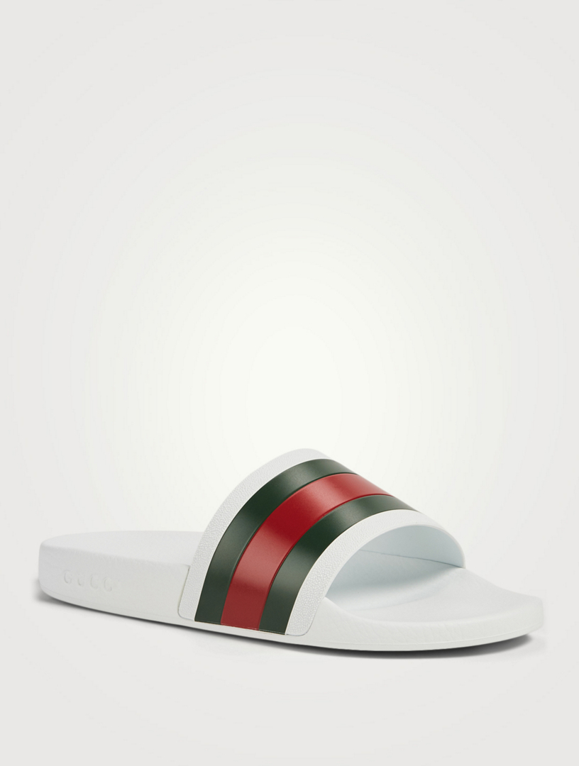 gucci sandals men's white