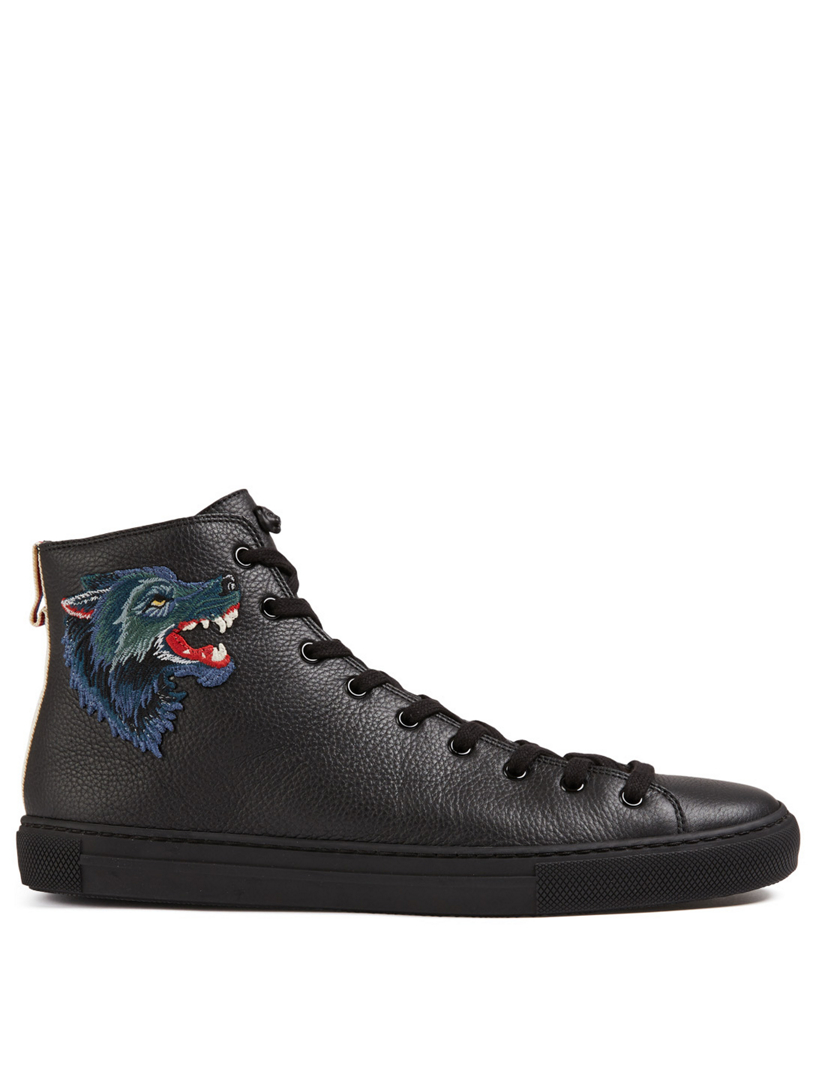 gucci leather high top