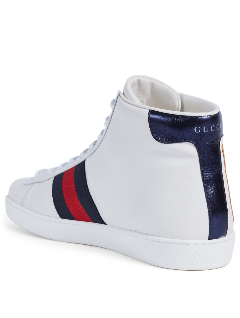 gucci ace high top sneakers