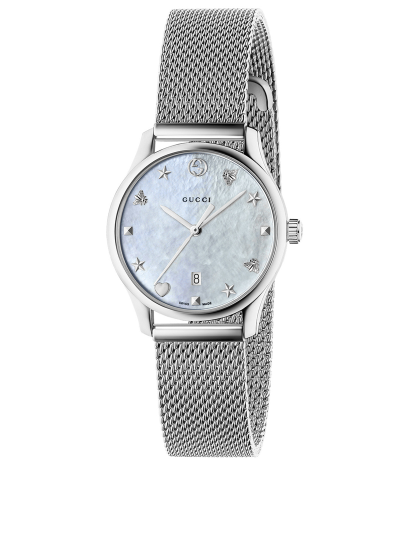 GUCCI G-Timeless Steel Bracelet Watch | Holt Renfrew Canada