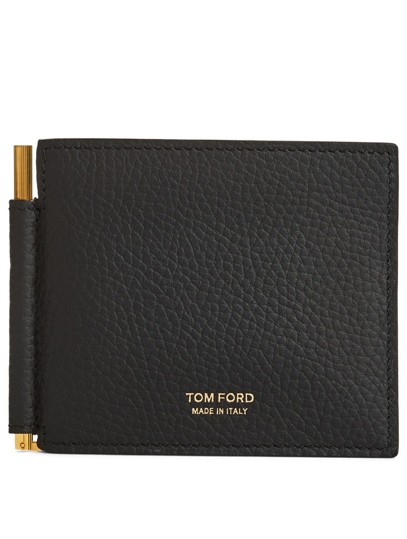 TOM FORD Leather T-Line Bifold Money Clip Wallet | Holt Renfrew Canada