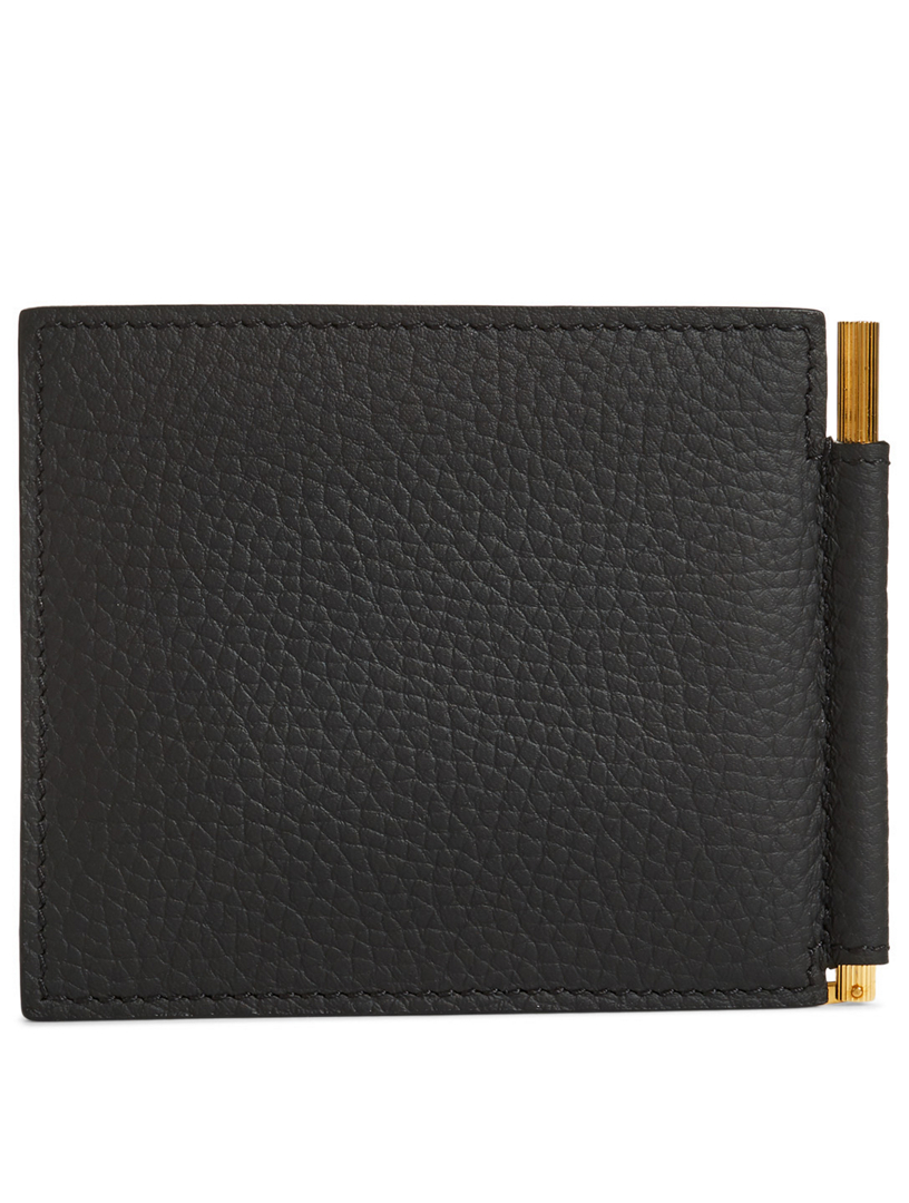 Tom Ford Leather T Line Bifold Money Clip Wallet Holt Renfrew - 