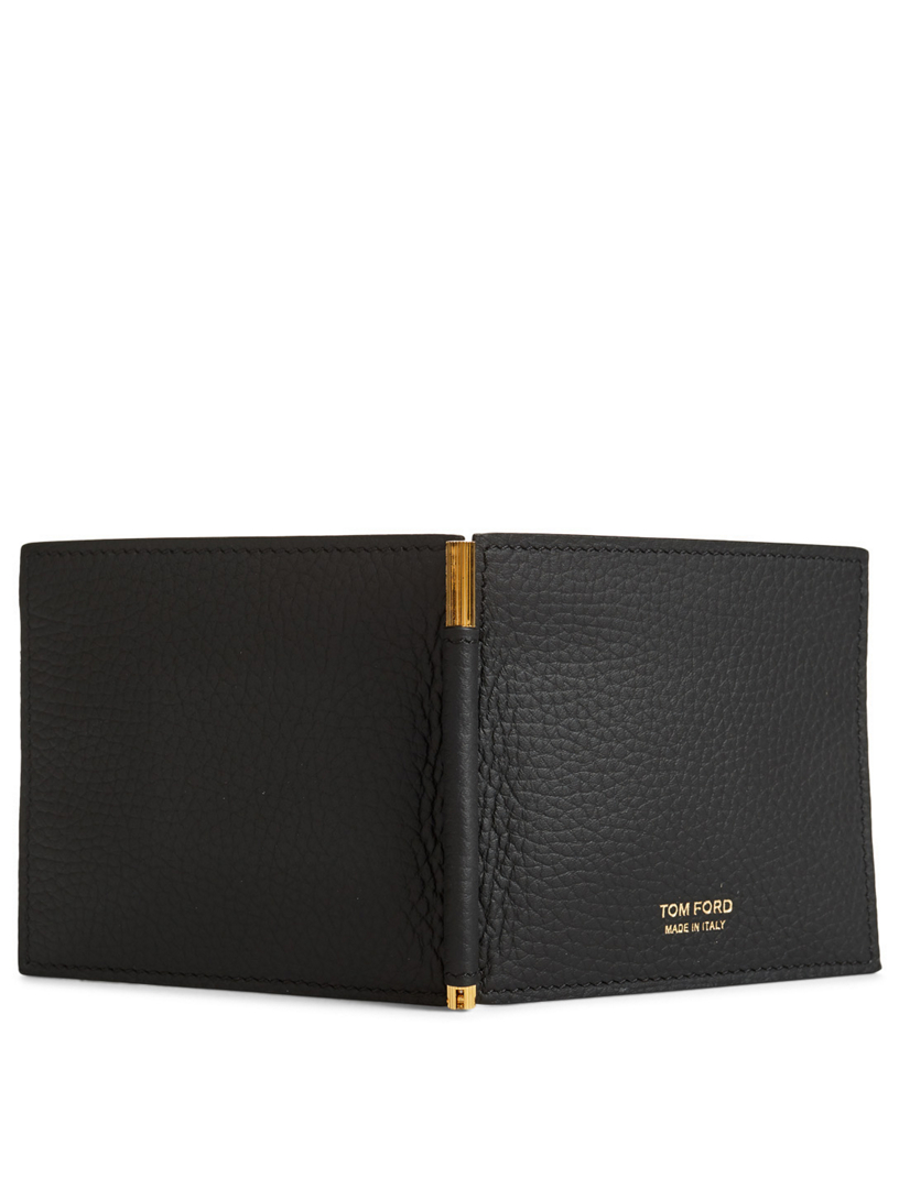 TOM FORD Leather T-Line Bifold Money Clip Wallet | Holt Renfrew Canada