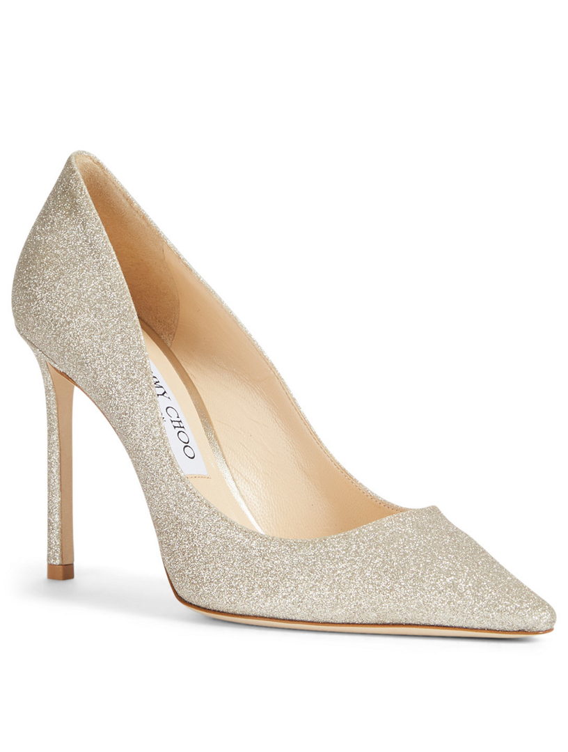 jimmy choo romy 100 glitter
