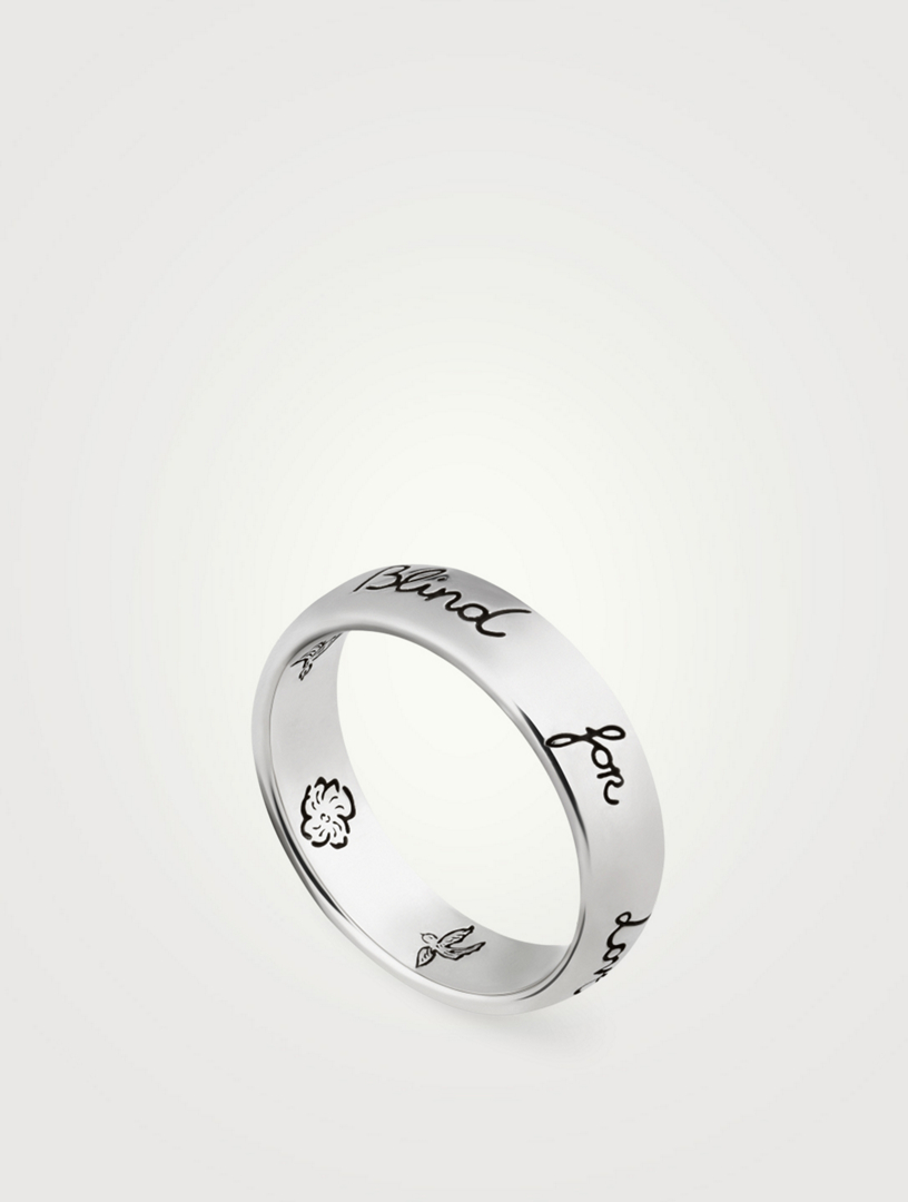 gucci ring womens silver