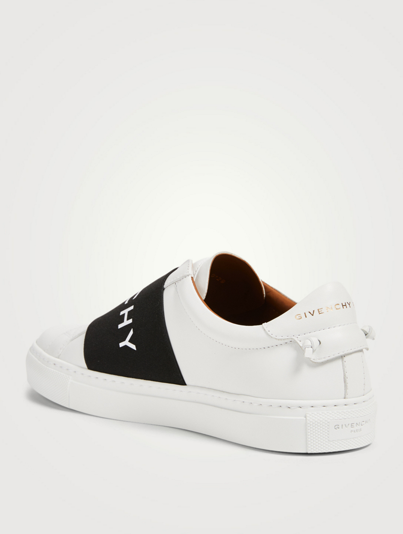 GIVENCHY Urban Street Leather Sneakers With Logo Strap | Holt Renfrew Canada