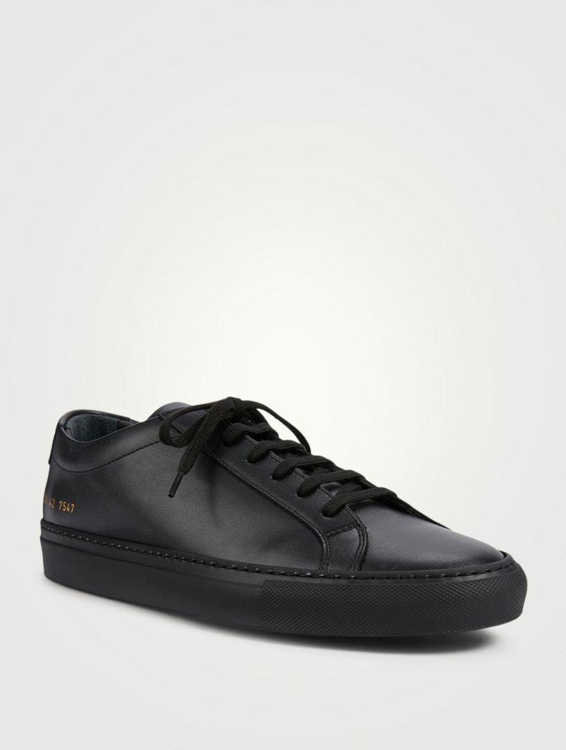 COMMON PROJECTS Original Achilles Leather Sneakers Mens Black