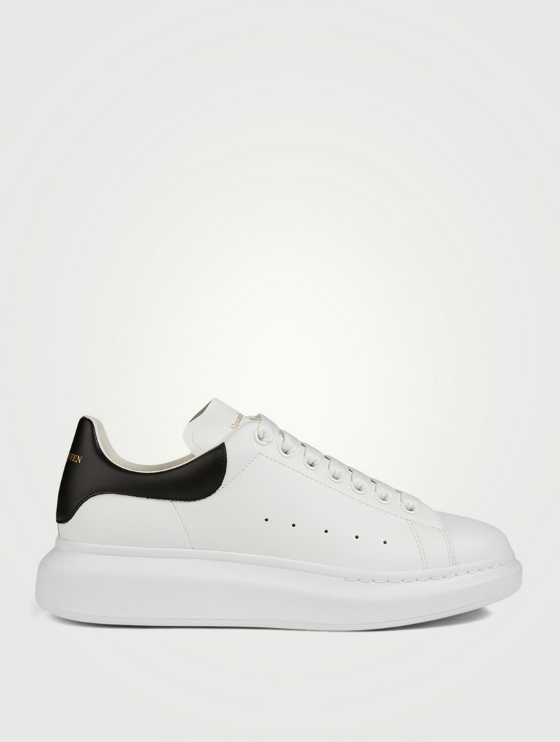 alexander mcqueen oversized leather sneakers