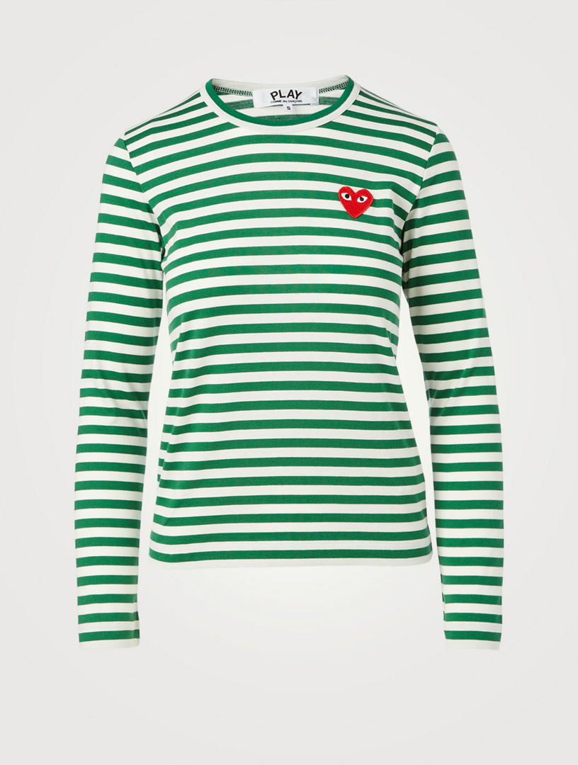 comme des garçons t shirt verte