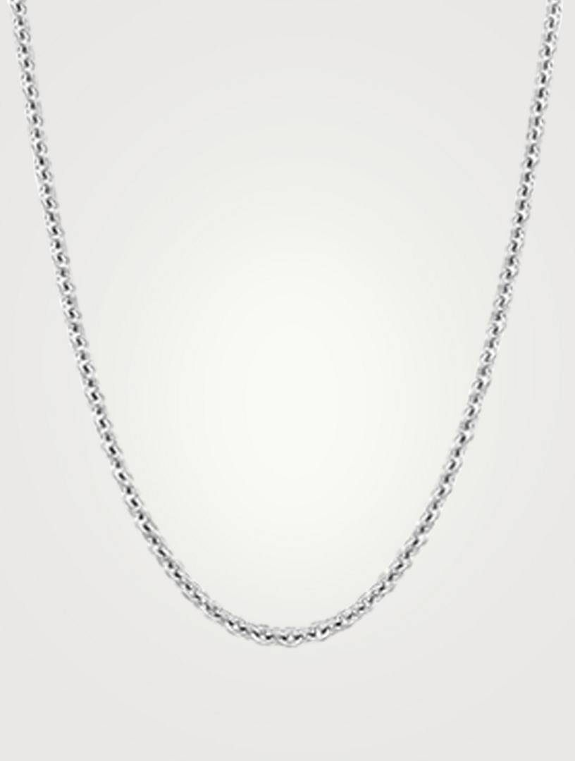 QEELIN 18-Inch 18K White Gold Chain Necklace | Holt Renfrew Canada