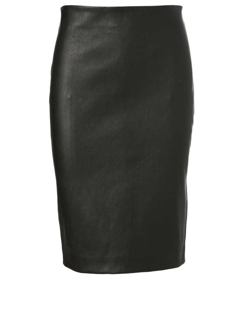 THEORY Leather Pencil Skirt | Holt Renfrew Canada