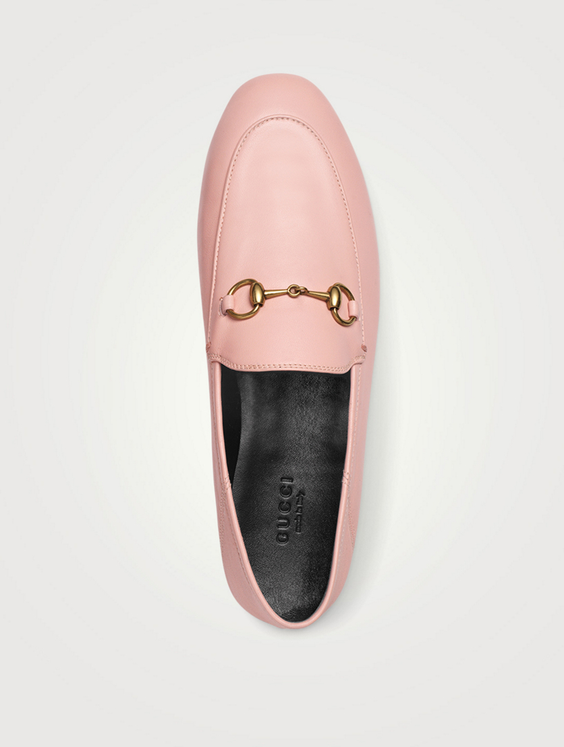 gucci pink loafer