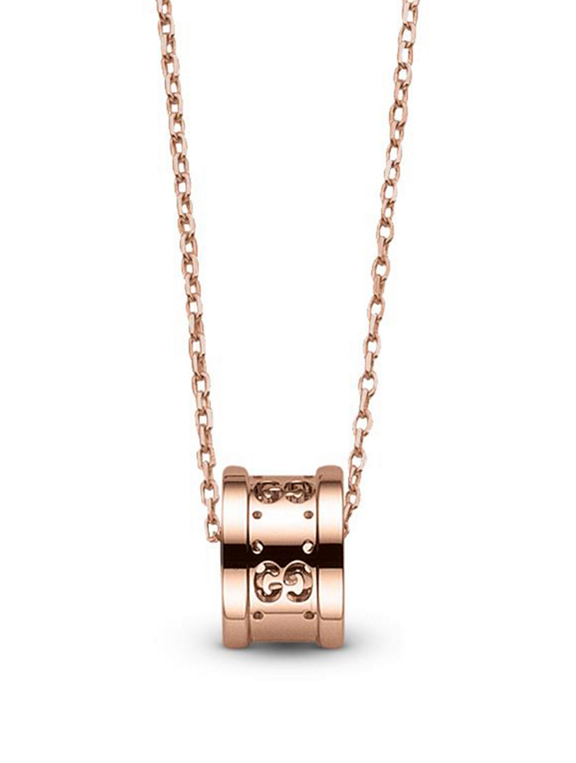 rose gold gucci necklace