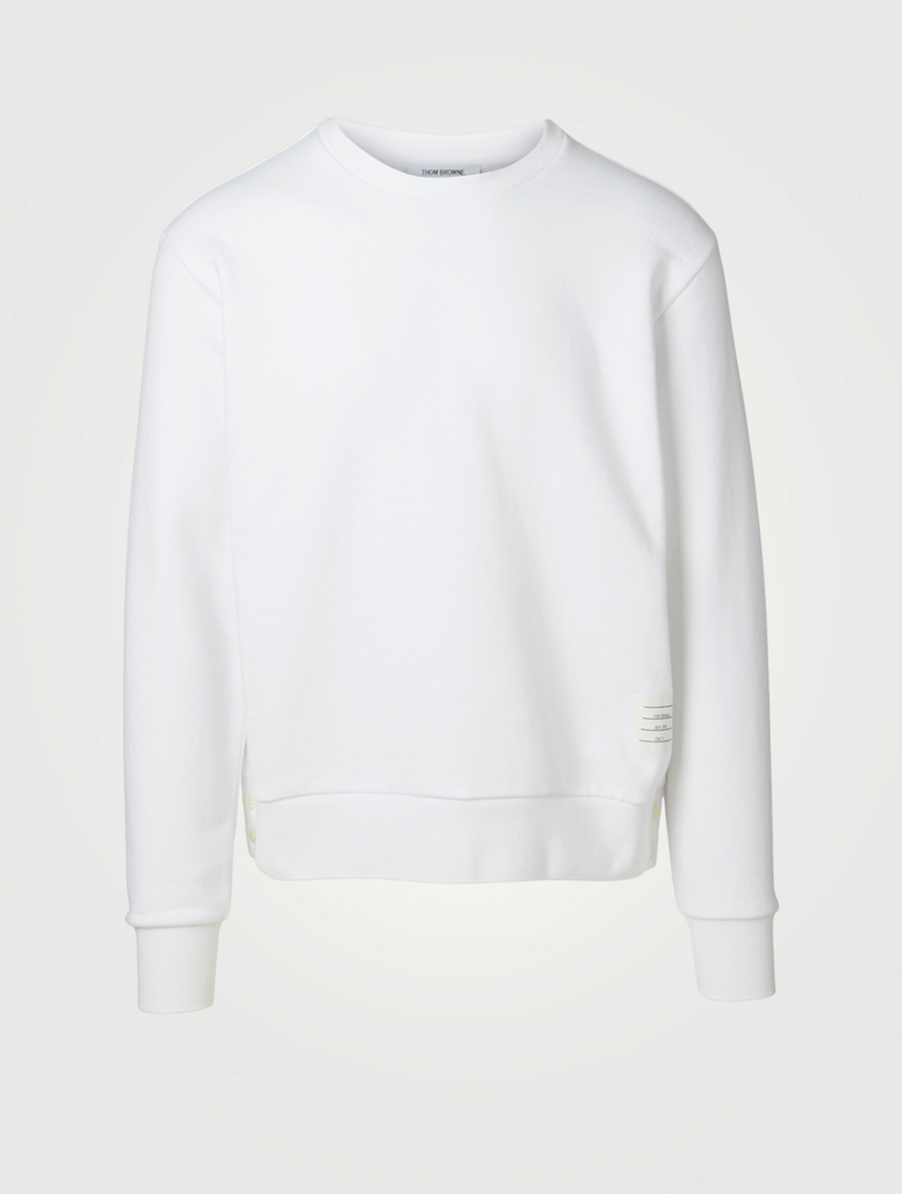 thom browne white sweater