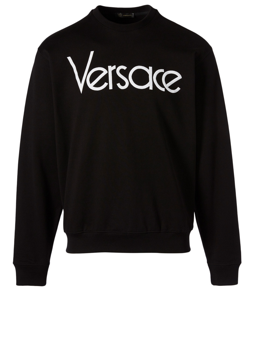 vintage versace logo sweatshirt