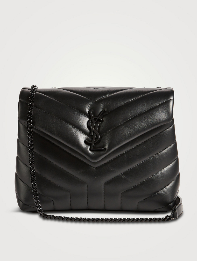 ysl small loulou black on black