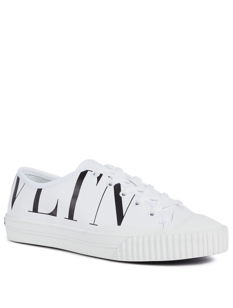 VALENTINO VLTN Leather Low-Top Sneakers 
