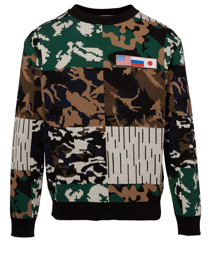 gosha camo sweater