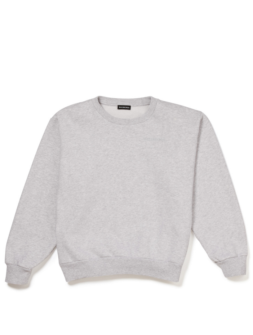 balenciaga grey crew neck