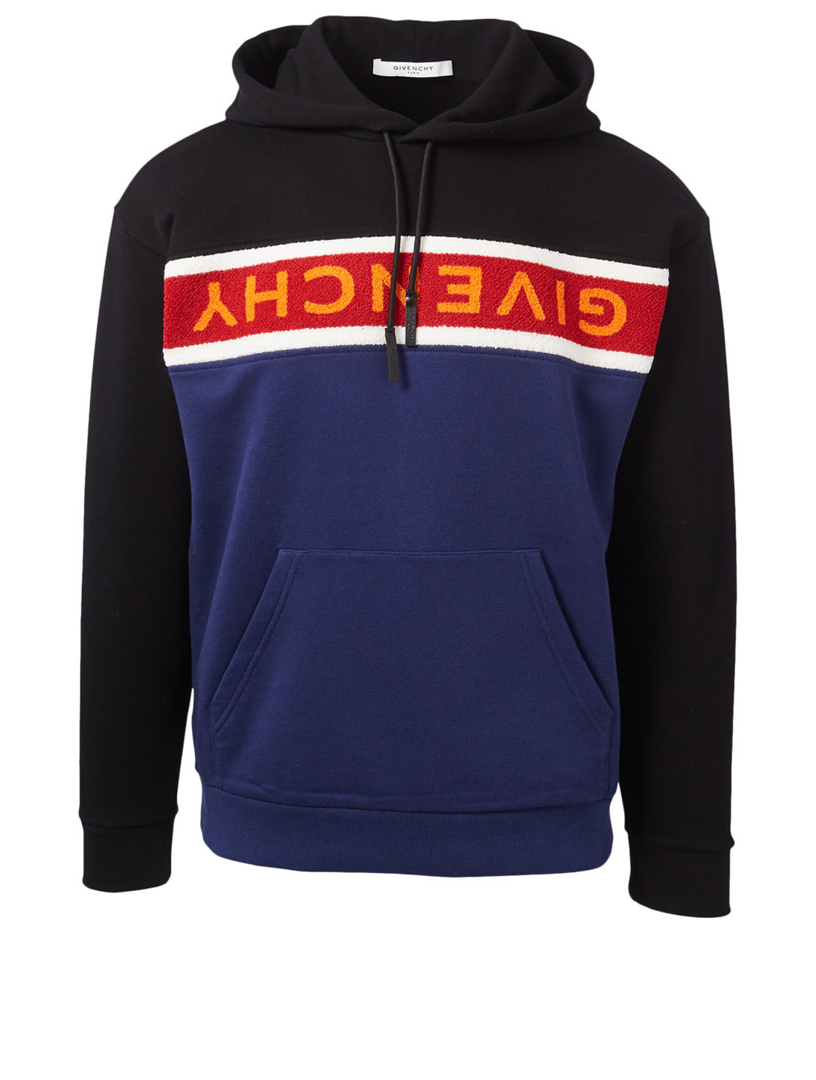 givenchy towelling band hoodie