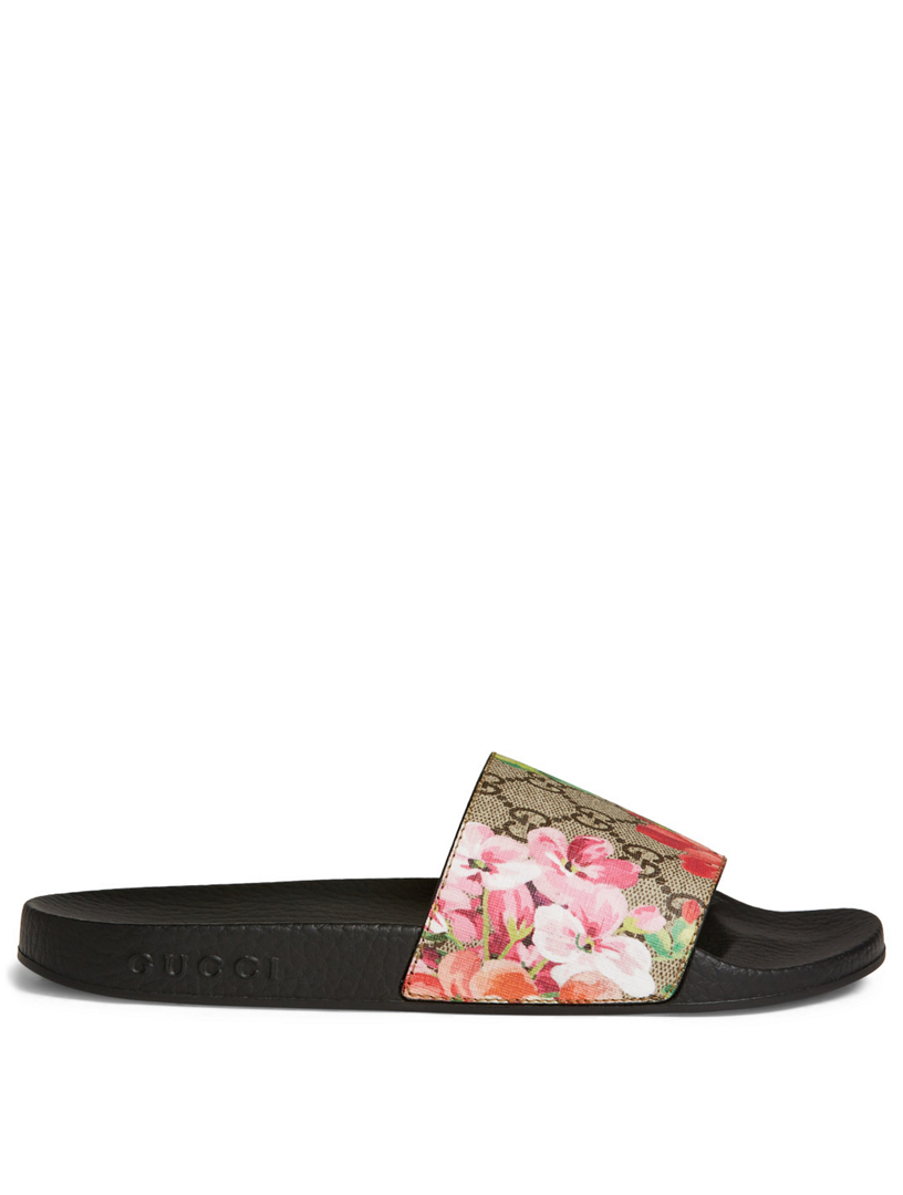 gucci bloom slides women